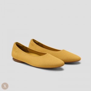 Baletne VIVAIA Almond-Toe Tamia 2.0 Damske Žlté | LWH-8342