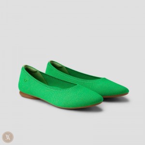 Baletne VIVAIA Almond-Toe Tamia 2.0 Damske Zelene | DWR-6072