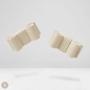 DIY Charms VIVAIA Removable Bows-Adyna Damske Krém Biele | MXE-4575