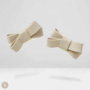 DIY Charms VIVAIA Removable Bows - ADDIE Damske Krém Biele | YZJ-2393