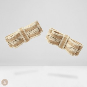 DIY Charms VIVAIA Removable Bows - EVE Damske Biele Krém | OIX-3424