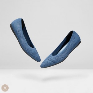 Baletne VIVAIA Pointed-Toe Amy Damske Modre | CFP-9534