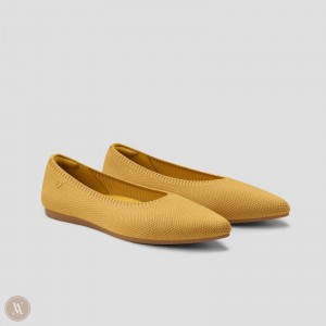 Baletne VIVAIA Pointed-Toe Aria 5° Damske Žlté | LYT-0916