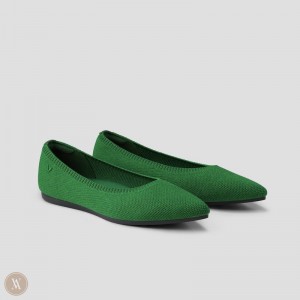 Baletne VIVAIA Pointed-Toe Aria 5° Damske Zelene | XNI-5322