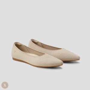 Baletne VIVAIA Pointed-Toe Aria 5° Damske Almond | CVS-6149