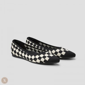 Baletne VIVAIA Pointed-Toe Aria 5° Damske Checker | NQX-2922