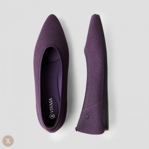 Baletne VIVAIA Pointed-Toe Aria 5° Damske Eggplant | HLX-2339