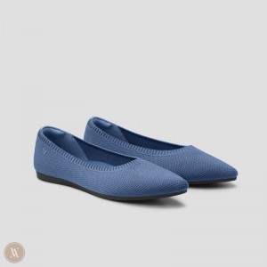 Baletne VIVAIA Pointed-Toe Aria 5° Damske Modre | KNE-4444