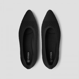 Baletne VIVAIA Pointed-Toe Breathable Mesh Aria 5° Damske Čierne | HYP-7406