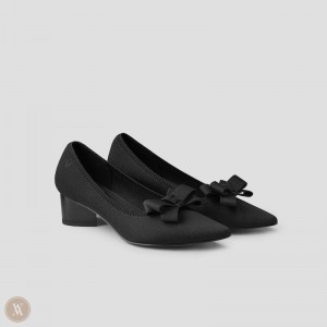 Podpätky VIVAIA Pointed-Toe Chunky Tracy Damske Čierne | JWI-9569