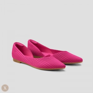 Ploché Topánky VIVAIA Pointed-Toe Melia Damske Pitaya | SBL-6531