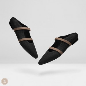 Mules VIVAIA Pointed-Toe Elle Damske Tmavo | VAM-2836