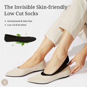 Ponozky VIVAIA 4-Pair Pack Polstrované Low Cut Damske Čierne | ZDU-9195