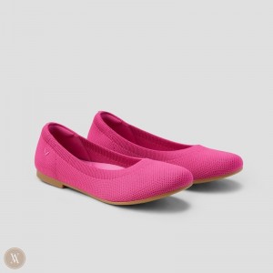 Ploché Topánky VIVAIA Round-Toe Claire Damske Pitaya | MZP-8895