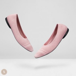 Ploché Topánky VIVAIA Round-Toe Foldable Aditi Damske Siva Ruzove | DYP-4334