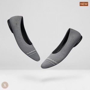 Ploché Topánky VIVAIA Round-Toe Foldable Aditi Damske Siva | ZFH-3738