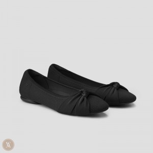 Ploché Topánky VIVAIA Round-Toe Knotted Bibi Damske Tmavo | DFM-3897
