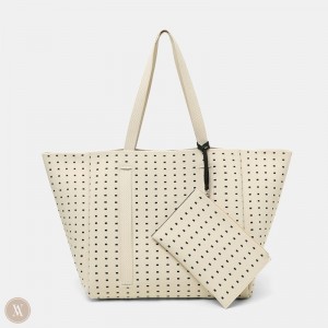 Tasky VIVAIA Hallie Tote-Polka Dots Damske Polka Dots | EYY-4517