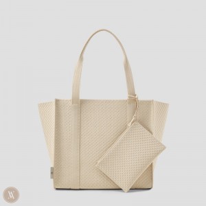 Tasky VIVAIA Sarah - Cream Ivory Damske Krém Biele | FUW-1167