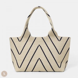 Tasky VIVAIA Wallace Tote-Chevron Damske Chevron | VTS-7850