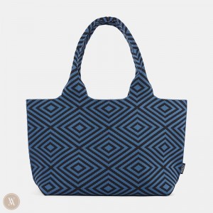 Tasky VIVAIA Wallace Tote-Diamond Damske Modre | EFY-6410