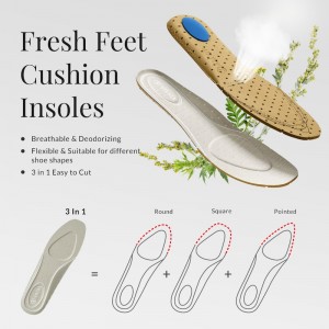 Vložky Do Topánok VIVAIA 3-in-1 Cuttable Priedušná Insole Damske Marhule | EWB-0946