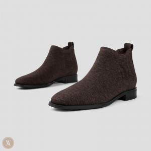 Čižmy VIVAIA Water Repellent Chelsea Ryan Damske Tmavo Čokoláda | HMK-4641